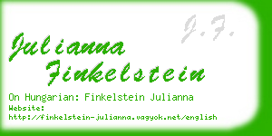 julianna finkelstein business card